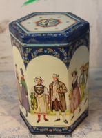 Vintage Merkur Kaffee Dose, Solothurn Trachten 1905-1980