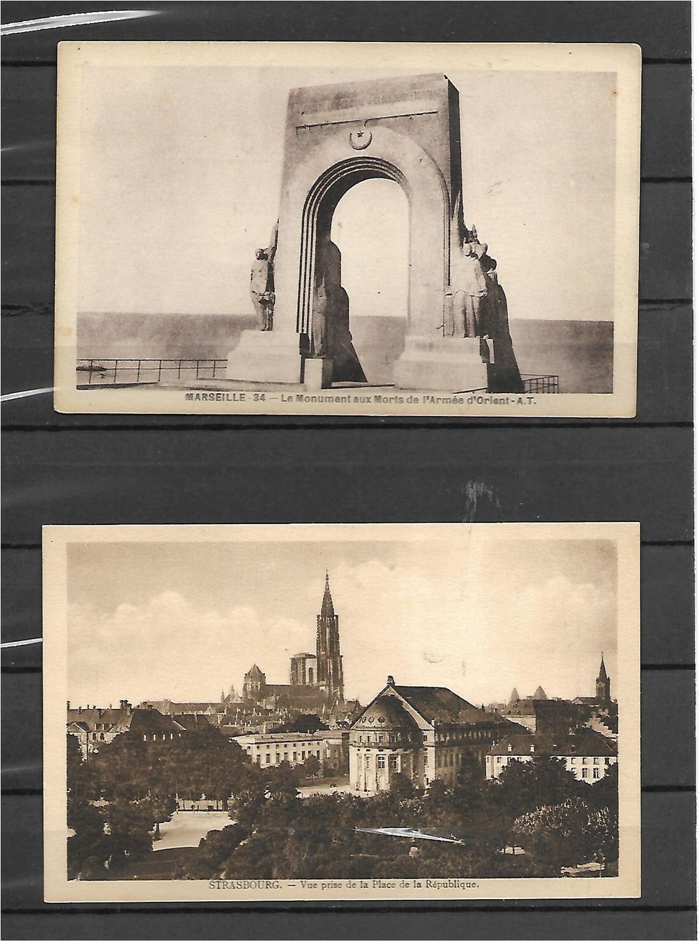 Tutti i francobolli: Frankreich Briefmarken-Lot + 4 Ansichtskarten – Usato da Reinach BL venduto da eiche419 1