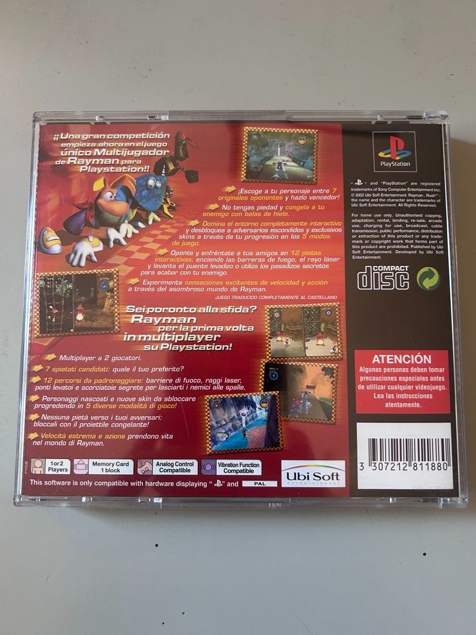 Giochi: Rayman Rush per Sony PlayStation (PS1) – Usato da Giubiasco venduto da LorisVale 1