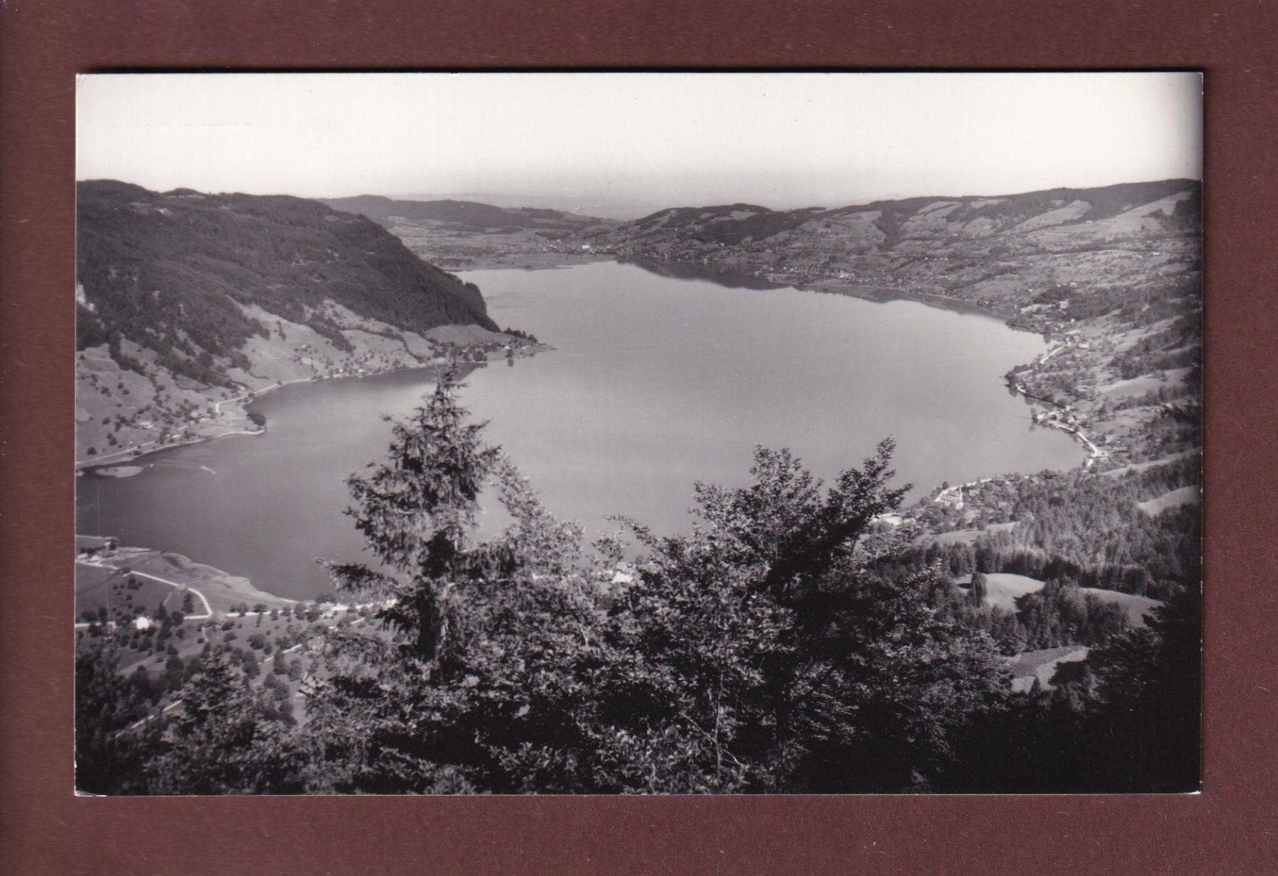 Cartoline postali: Blick auf das ÄGERITAL - 1964 – Usato da Pully venduto da nicecards