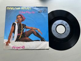 MARSHA RAVEN tolle Single I like plastic Kult Top Disco 80's