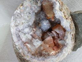 Achat Geode Amethyst Calzit DE