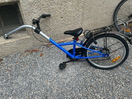 Trailerbike/ Schattenvelo blau