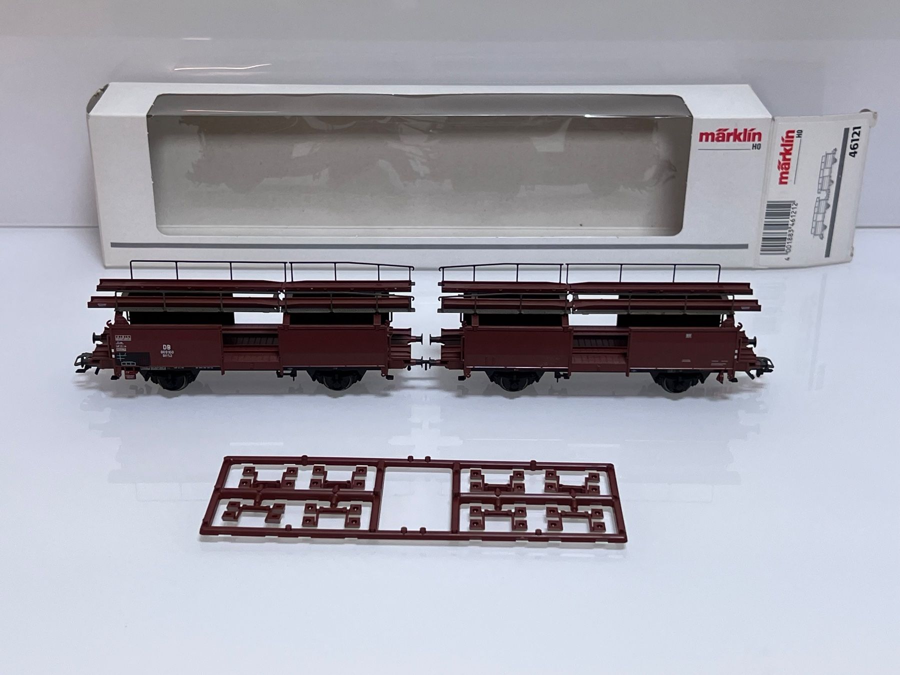 Märklin Modellini di ferrovie: Märklin 46121 Autotransportwagen DB – Nuovo (secondo la descrizione) da Neuenhof venduto da ludovicco