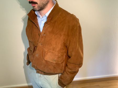 Vera Pelle Wildlederjacke, Gr. 48 (fällt aus wie M)
