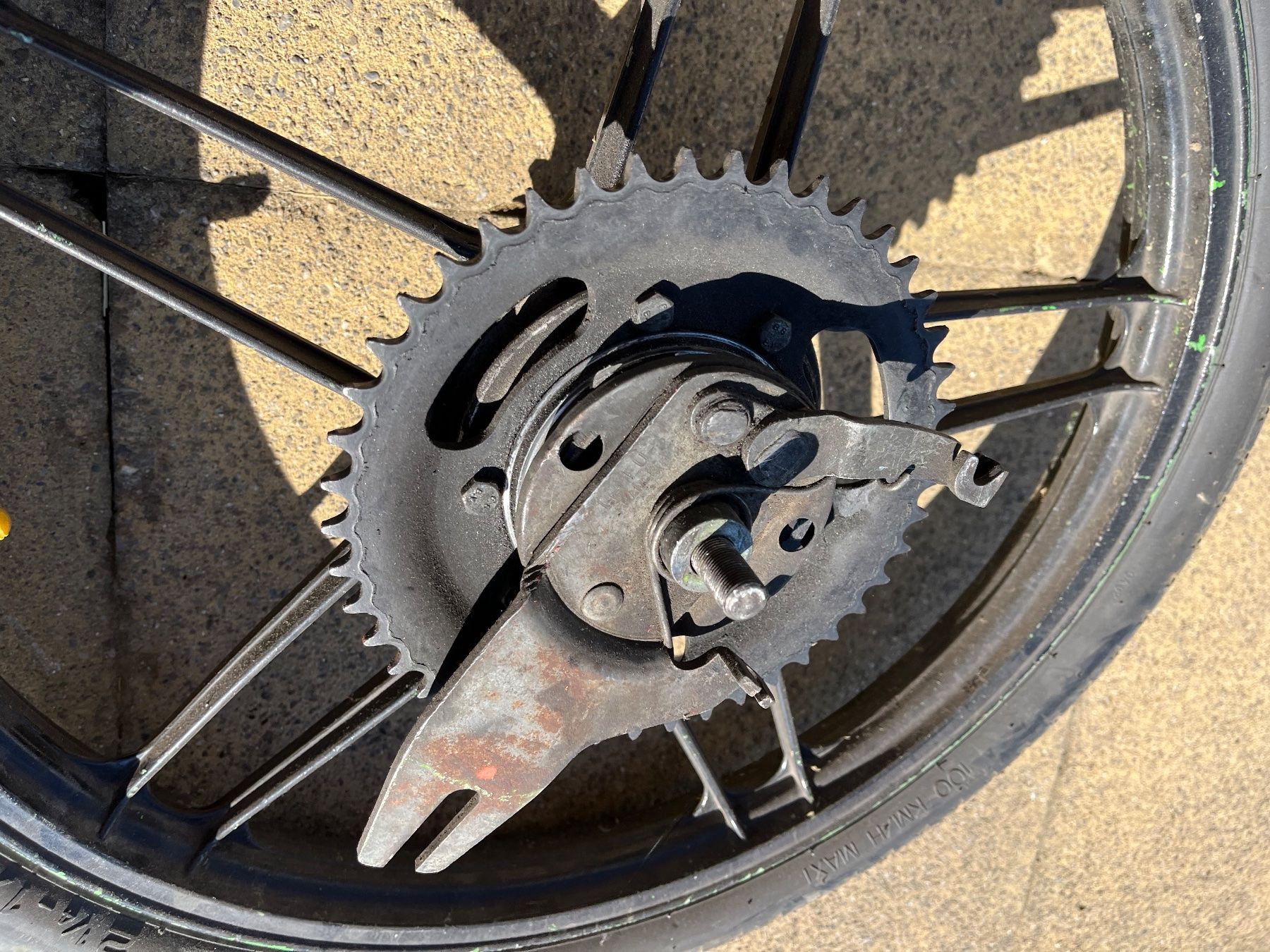 Puch Parti ricambio per ciclomotori: Puch Maxi/X30 Gussfelgen Hinterrad – Usato da Fahrni b. Thun venduto da berger_tuning34 5