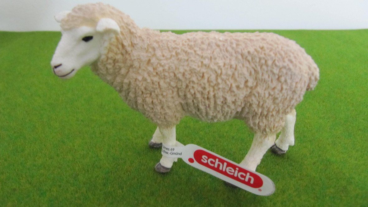 Schleich Giocattoli: Schleich Walliser Schwarznasen Schaf + Schaf mit Lamm – Nuovo (secondo la descrizione) da Brunnen venduto da Kiwiland1 1