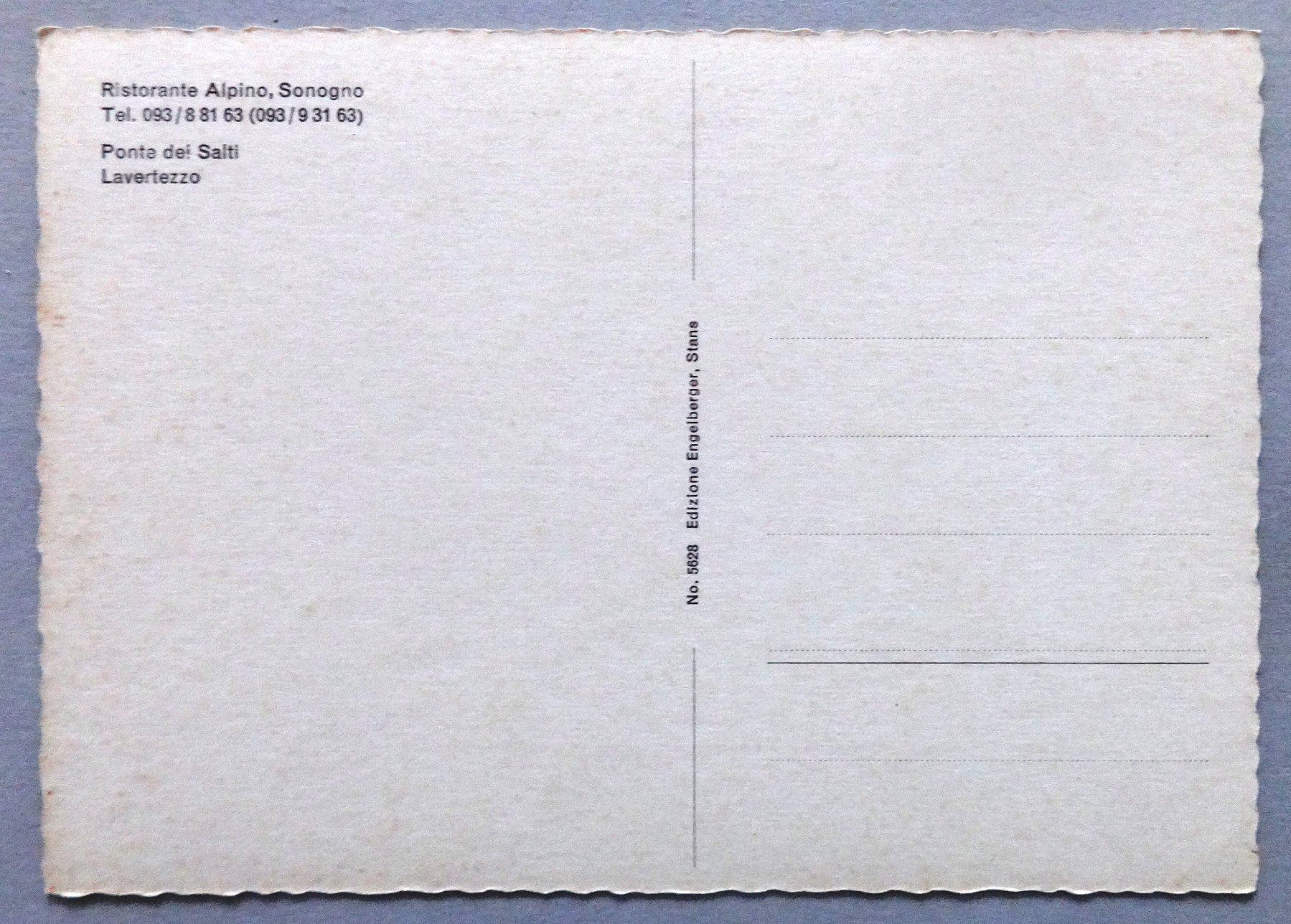Cartes postales: Lavertezzo - Ponte dei Salti – D'occasion à Fétigny par Billy2miny 1