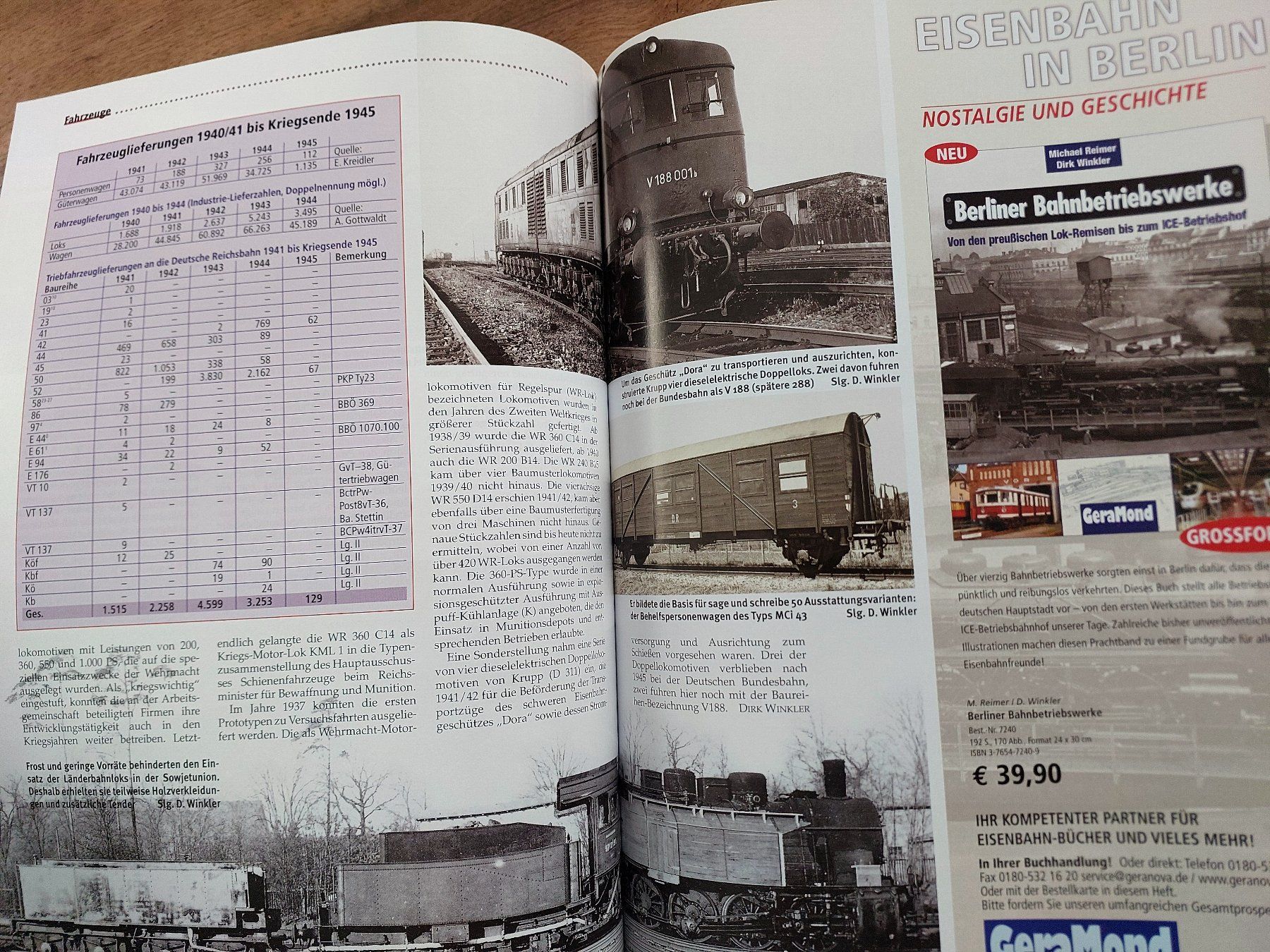 Revues & Magazines: Bahn Extra - Eisenbahn im Krieg – D'occasion à Schönenwerd par Steidi 6