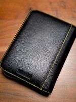 Adorini Echtleder Zigarren-Set / Reise-Etui – schwarz – neuw