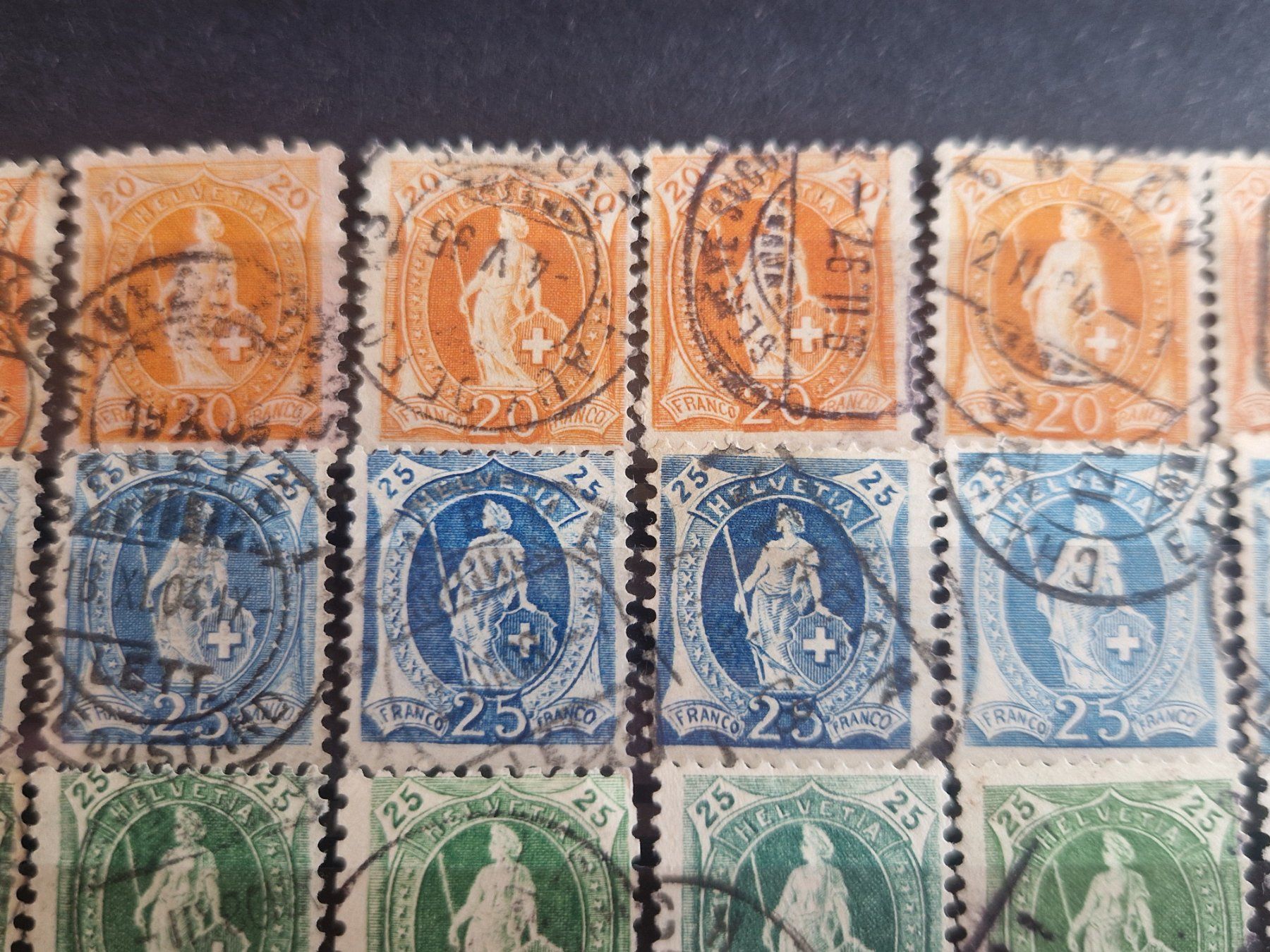 Tutti i francobolli: Ansammlung Stehende, nicht bestimmt, ab 1.- – Usato da Burgdorf venduto da Glossy01 2