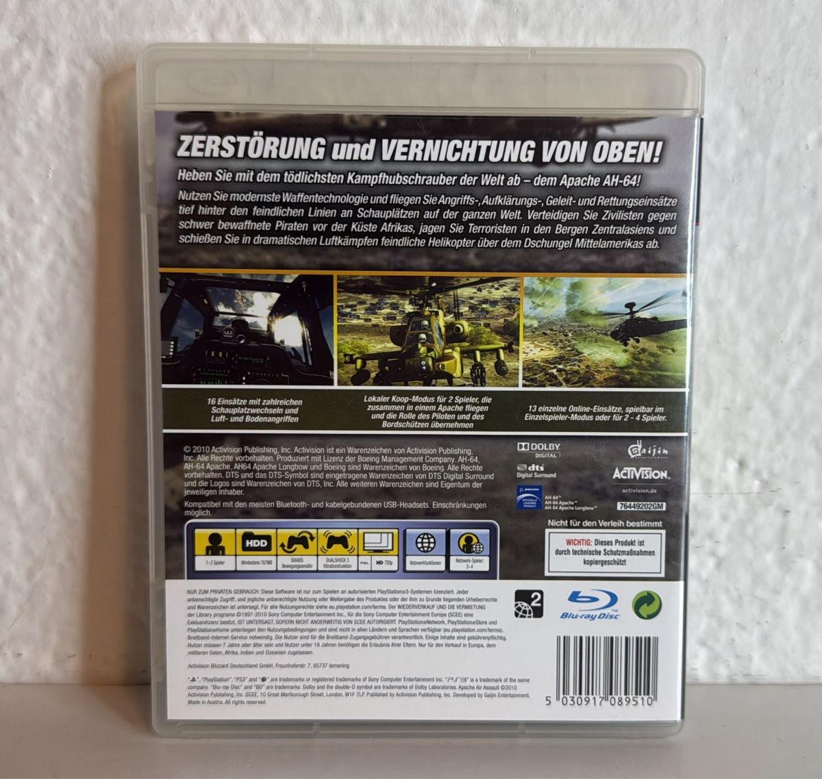 Sony Giochi: Apache Air Assault for PlayStation 3 - PS3 Game – Usato da Ehrendingen venduto da bubulence 1