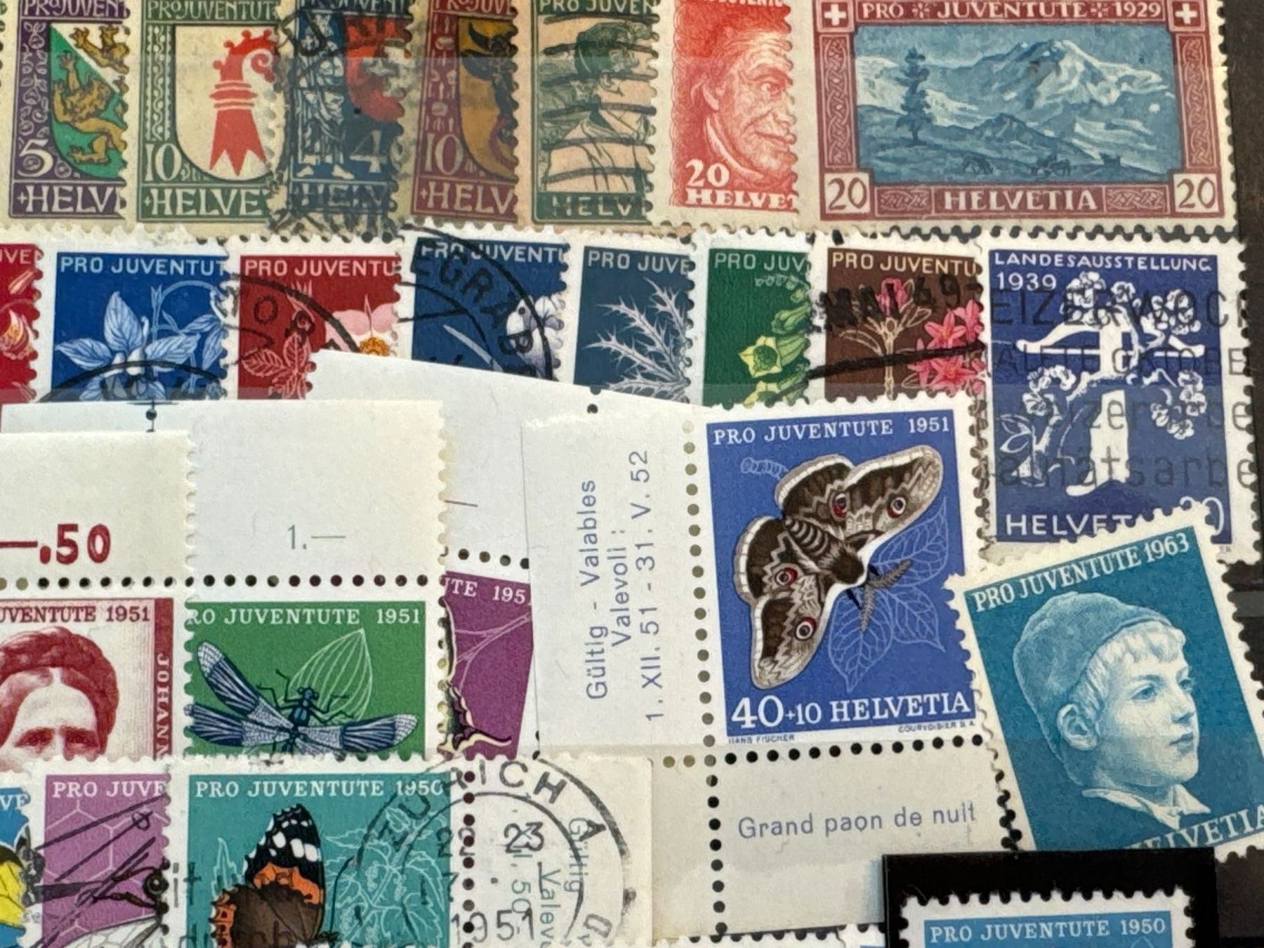 Alle Briefmarken: Pro Juventute Lot.  TOP!!! – Gebraucht aus Küssnacht am Rigi von POSTOMASTER 2