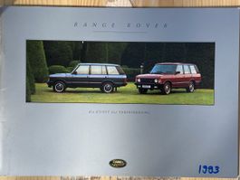RANGE ROVER CLASSIC Prospekt 1993 brochure deutsch Schweiz