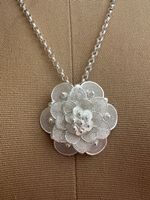 Trachtenschmuck, Halskette, Silberfiligran 925