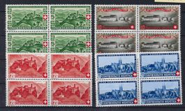 1944 Pro Patria Viererblocks postfrisch  15973