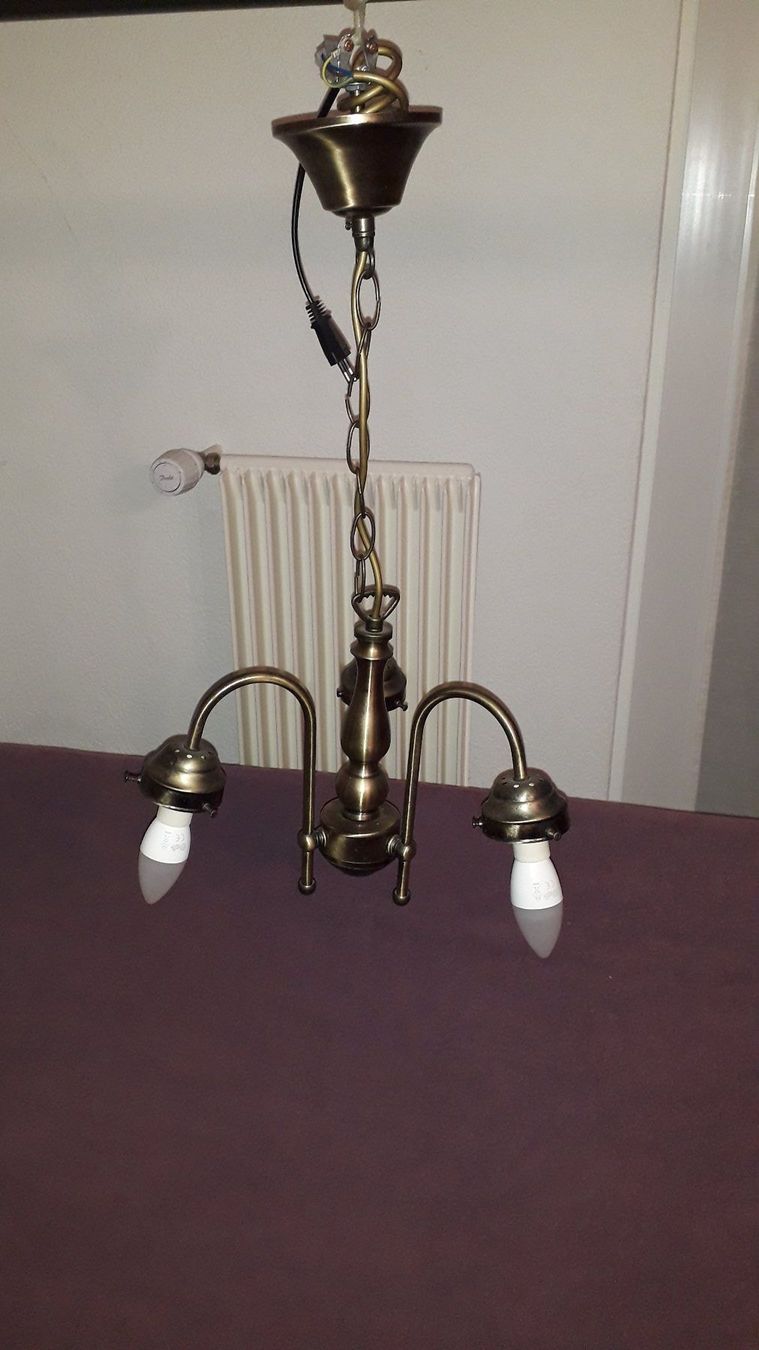 Kronleuchter & Deckenlampen: Jugenstil-Decken-Lampe mit neuw. Stromkabel – Gebraucht aus Däniken SO von Sparfuchs0815 7