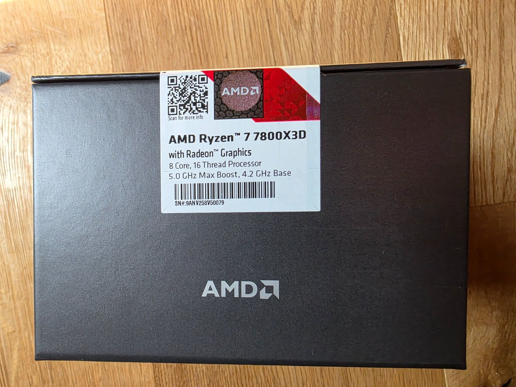 Amd PC: AMD Ryzen 7800X3D – Nuovo e nell'imballaggio originale da Humlikon venduto da Mustang025 1