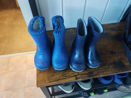 Gummistiefel Gr. 22 gefüttert+ungefüttert