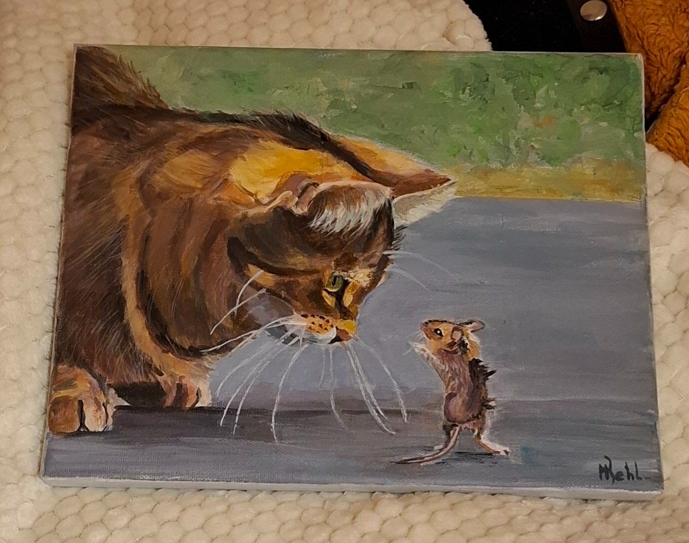 Dipinti: Originalbild von Margrit Kehl – Nuovo (secondo la descrizione) da Niederrohrdorf venduto da Sweetcat