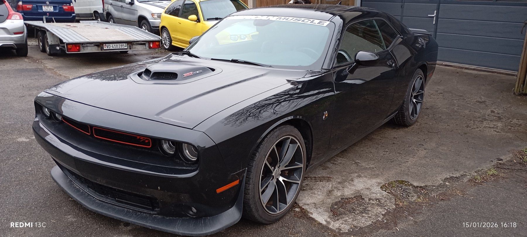 Dodge Autos: Dodge Challenger 6.4 Shaker Scat Pack expertisée 08.01.2026 – Gebraucht aus Moudon von G-Tuning 1