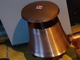 ASPIRA 1000 Kaminaufsatz / Kaminhut Kupfer 180 mm