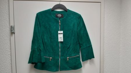 Leder Damenjacke Grün Grösse 38