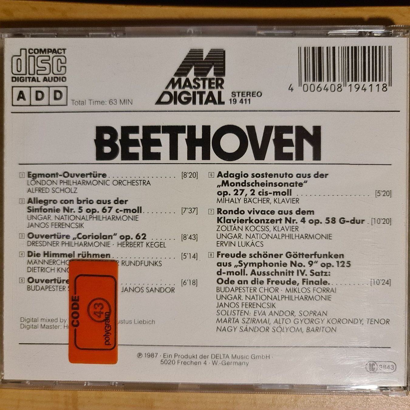CDs: Beethoven – Gebraucht aus Dintikon von Vexi 1