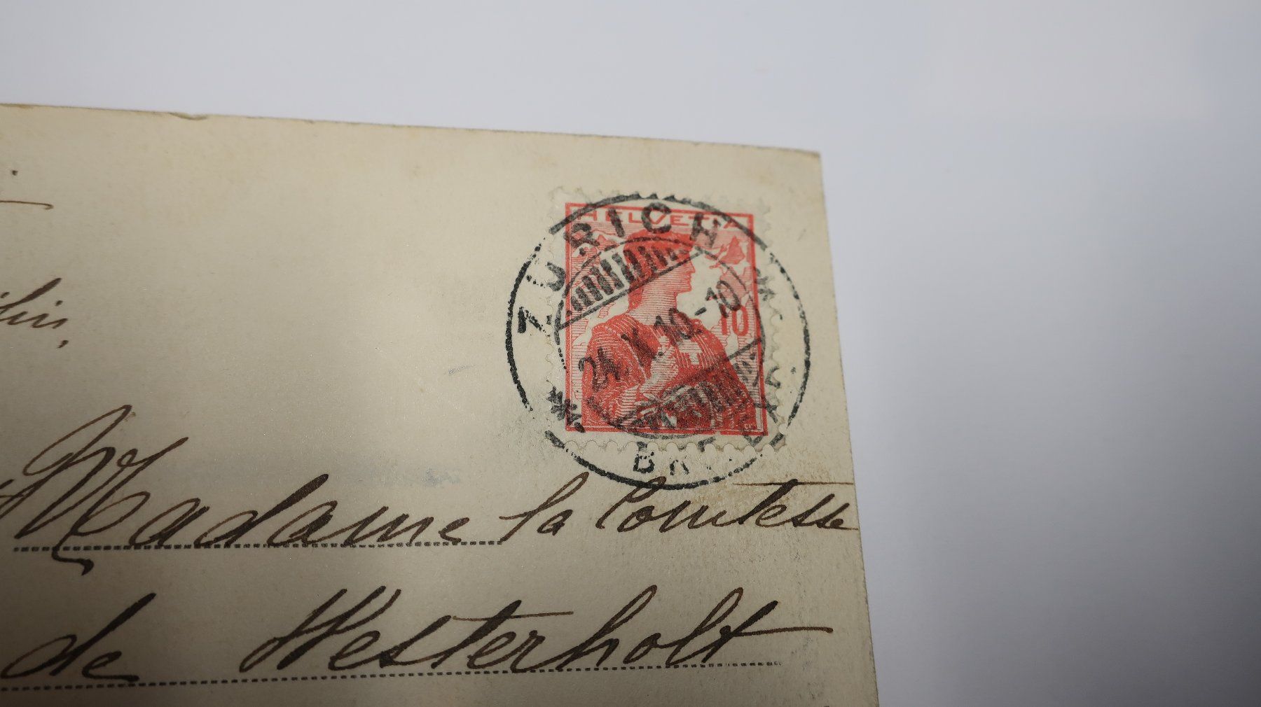 Cartoline postali: Zürich - Schweiz Landesmuseum  1910 – Usato da Cormoret venduto da Pascalll2001 3