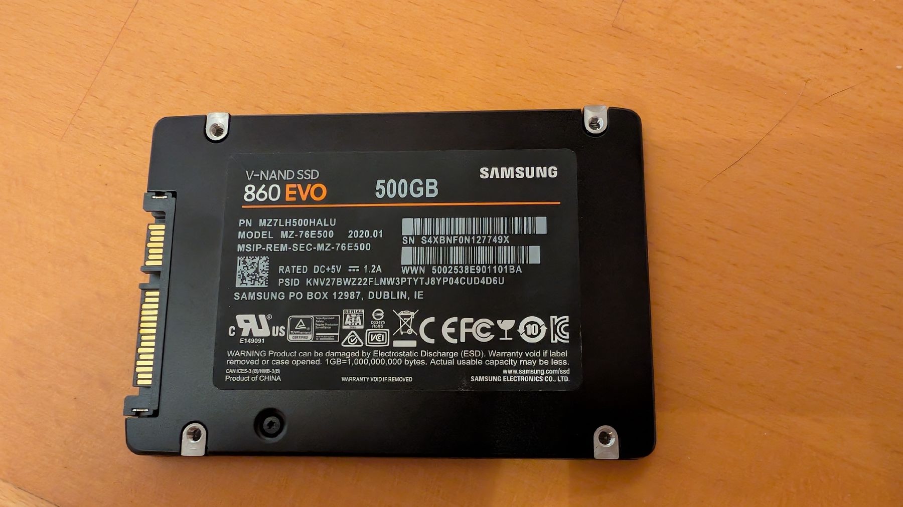 Samsung Disques durs: 2.5" SSD Samsung Evo 860 512GB – D'occasion à Aadorf par Thepacman 1