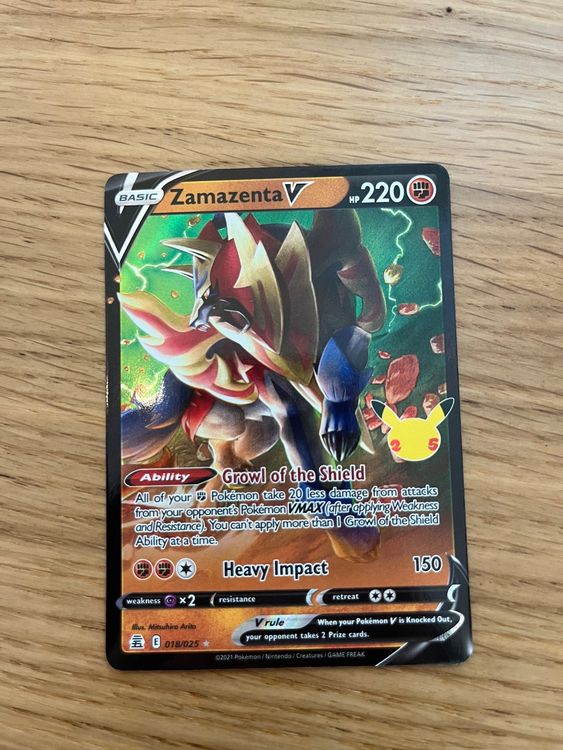 Pokemon Zamazenta V | Kaufen Auf Ricardo