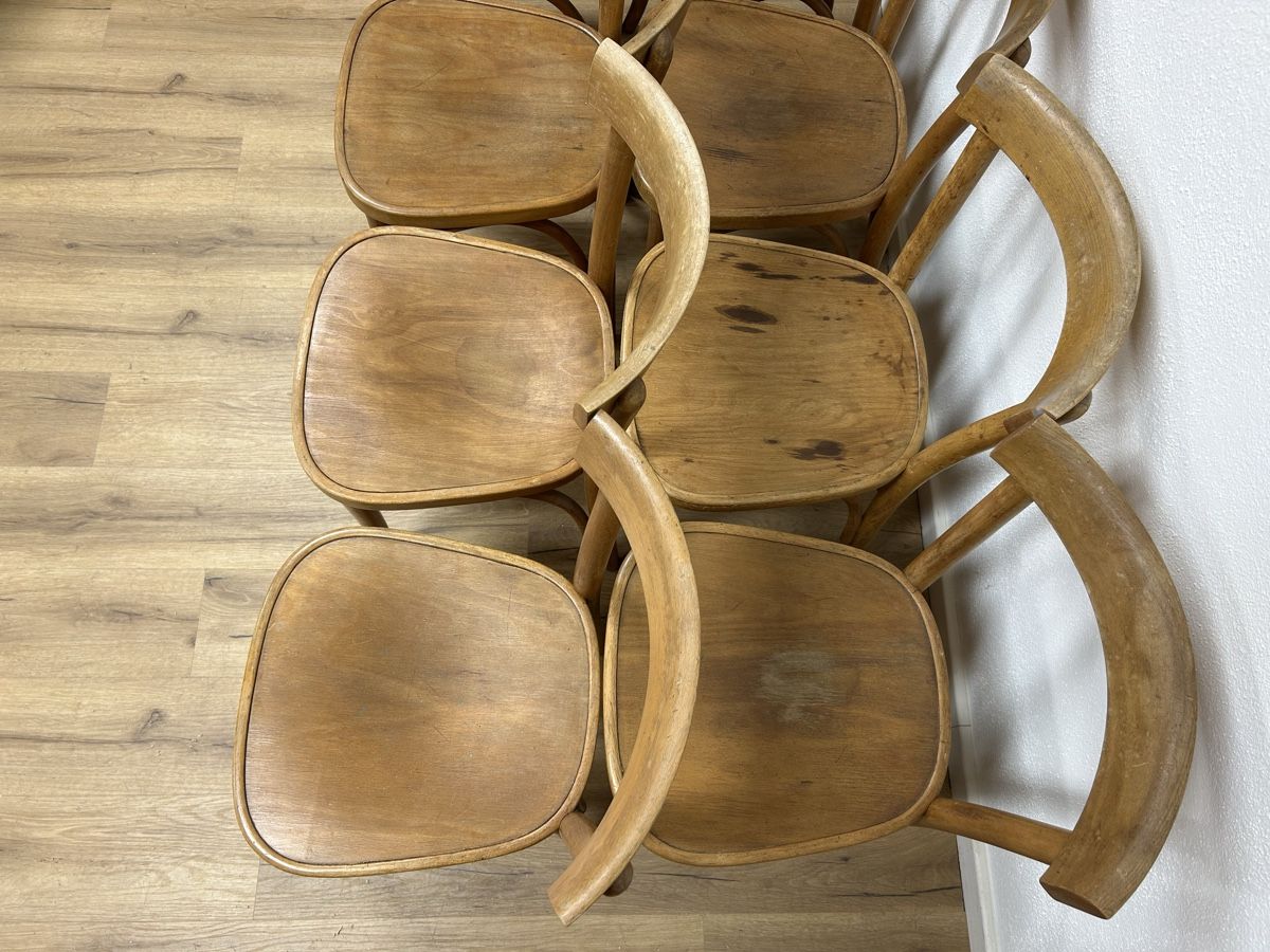 Thonet Sedie: 8er Set Thonet Bistrostühle – Usato da Basel venduto da MoebelSackmann 2