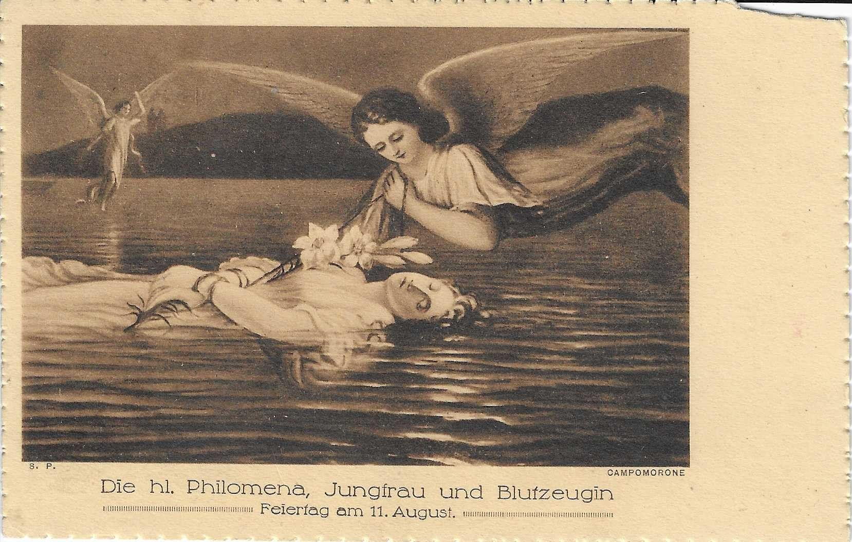 Cartoline postali: Die hl.Philomena,Jungfrau und Blutzeugin – Nuovo (secondo la descrizione) da Rothrist venduto da Stranglehold