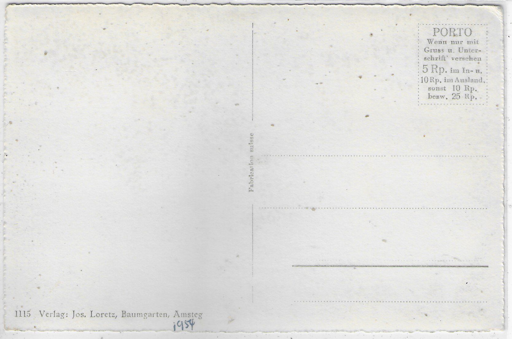 Cartoline postali: Amsteg - Generalansicht von oben – Usato da Ettingen venduto da Kartenplanet 1