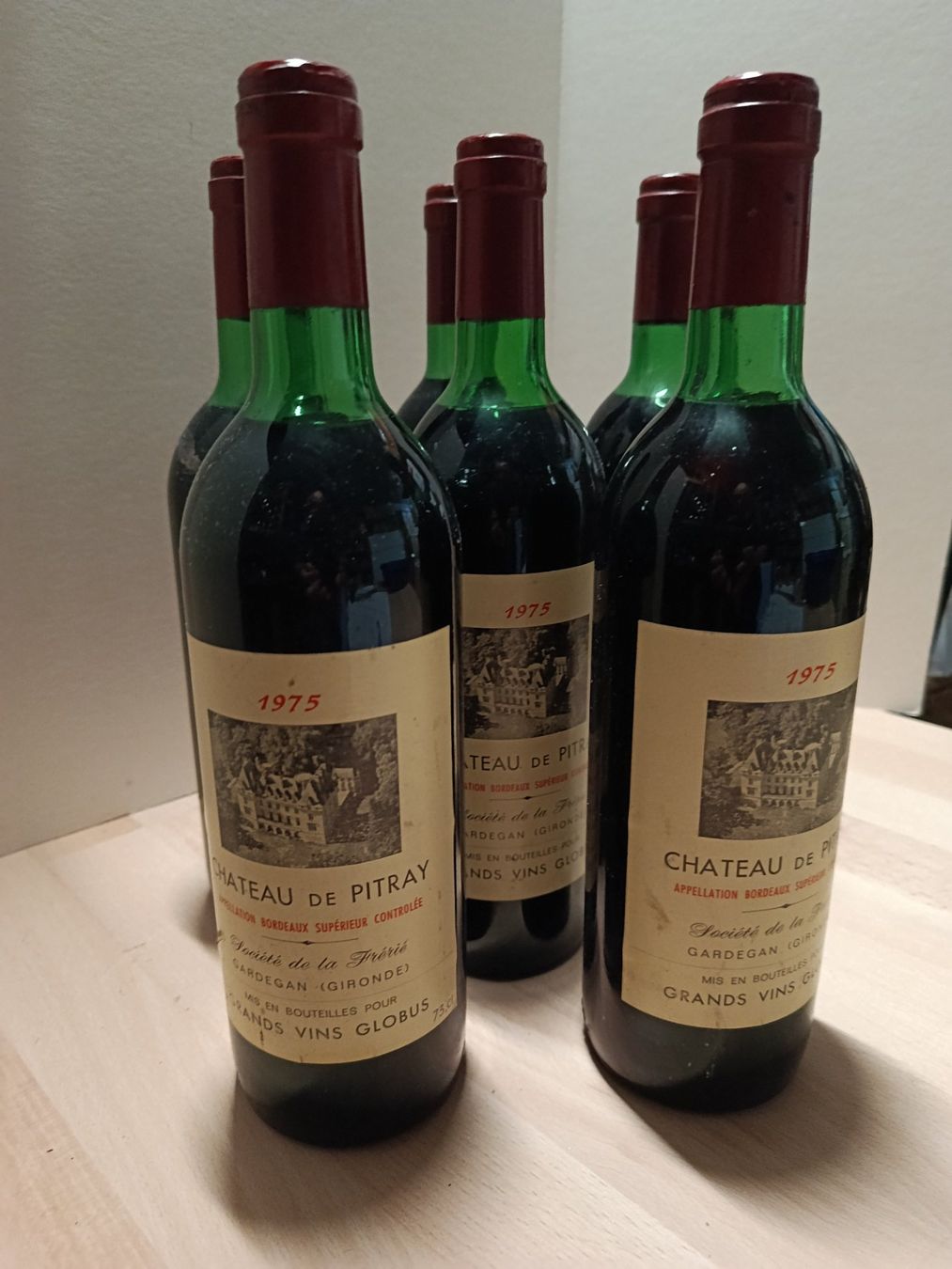 Vino: 6 Flaschen Chateau de Pitray 1975 – Nuovo e nell'imballaggio originale da Mörschwil venduto da Erwin8242