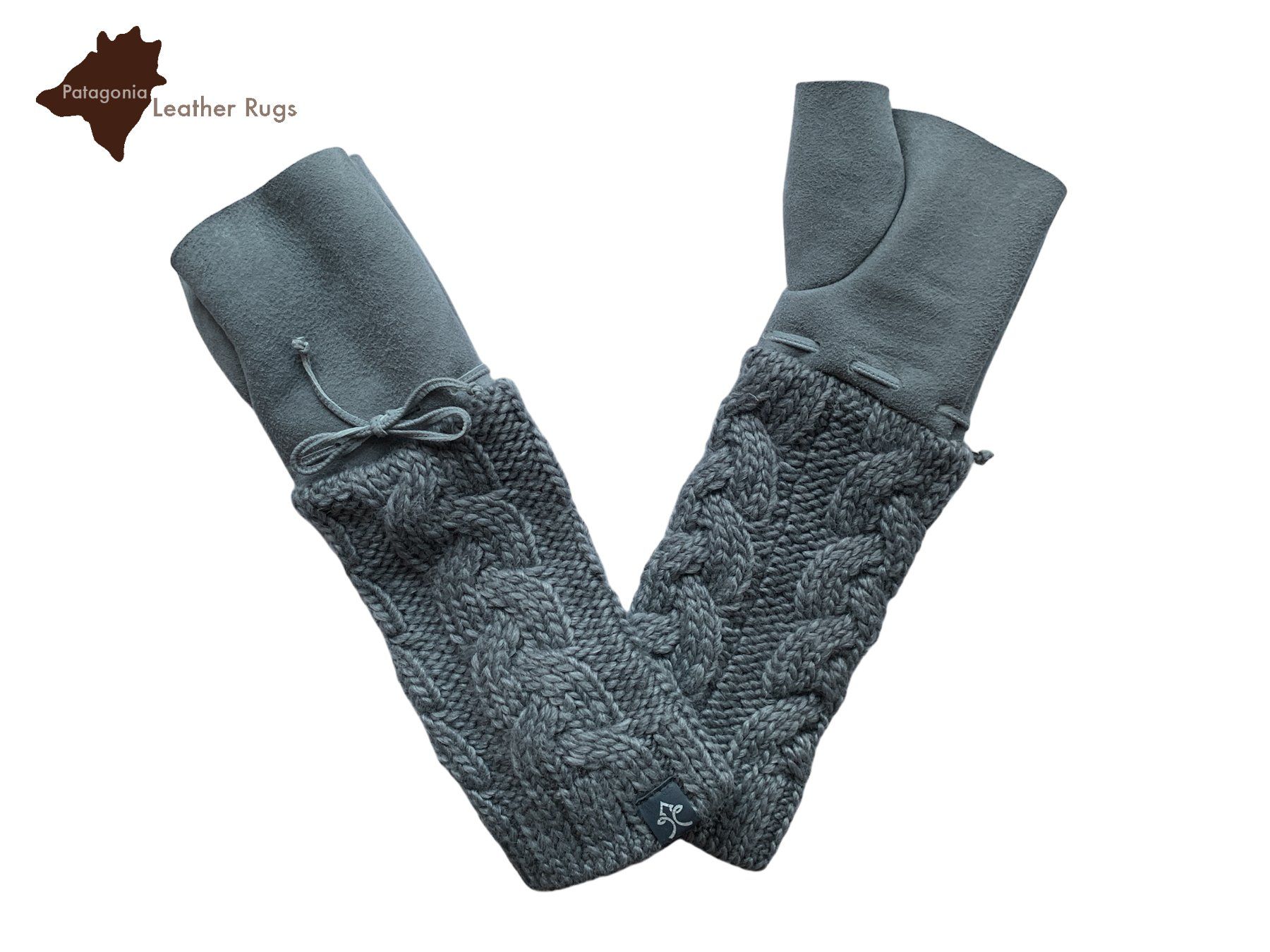 Guanti & manicotti: Halbfinger- Handschuhe Fäustlinge aus Schaffell – Nuovo e nell'imballaggio originale da Arbedo venduto da patagonialeatherrugs 3