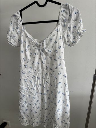 Hollister Kleid weiss S