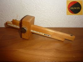 FAMOS Streichmass Verstellbereich aus Holz 120mm Neuwertig