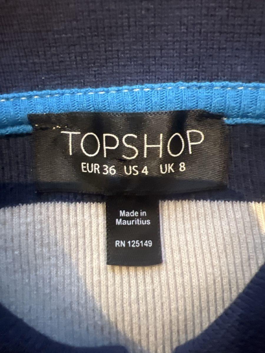 Topshop Top: Croptop Polo mit Reissverschluss – Usato da Oberengstringen venduto da pri_c8jk 1