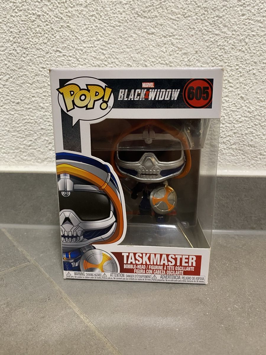 Funko Statuette: Funko POP - Marvel - Black Widow - 605 - Taskmaster w Shield – Nuovo (secondo la descrizione) da Bellach venduto da luc_srf8