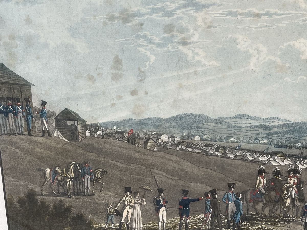 Foto & Immagini: Lithografie Wohlen Aargau 1820 – Usato da Hermetschwil - Staffeln venduto da Juergso 2