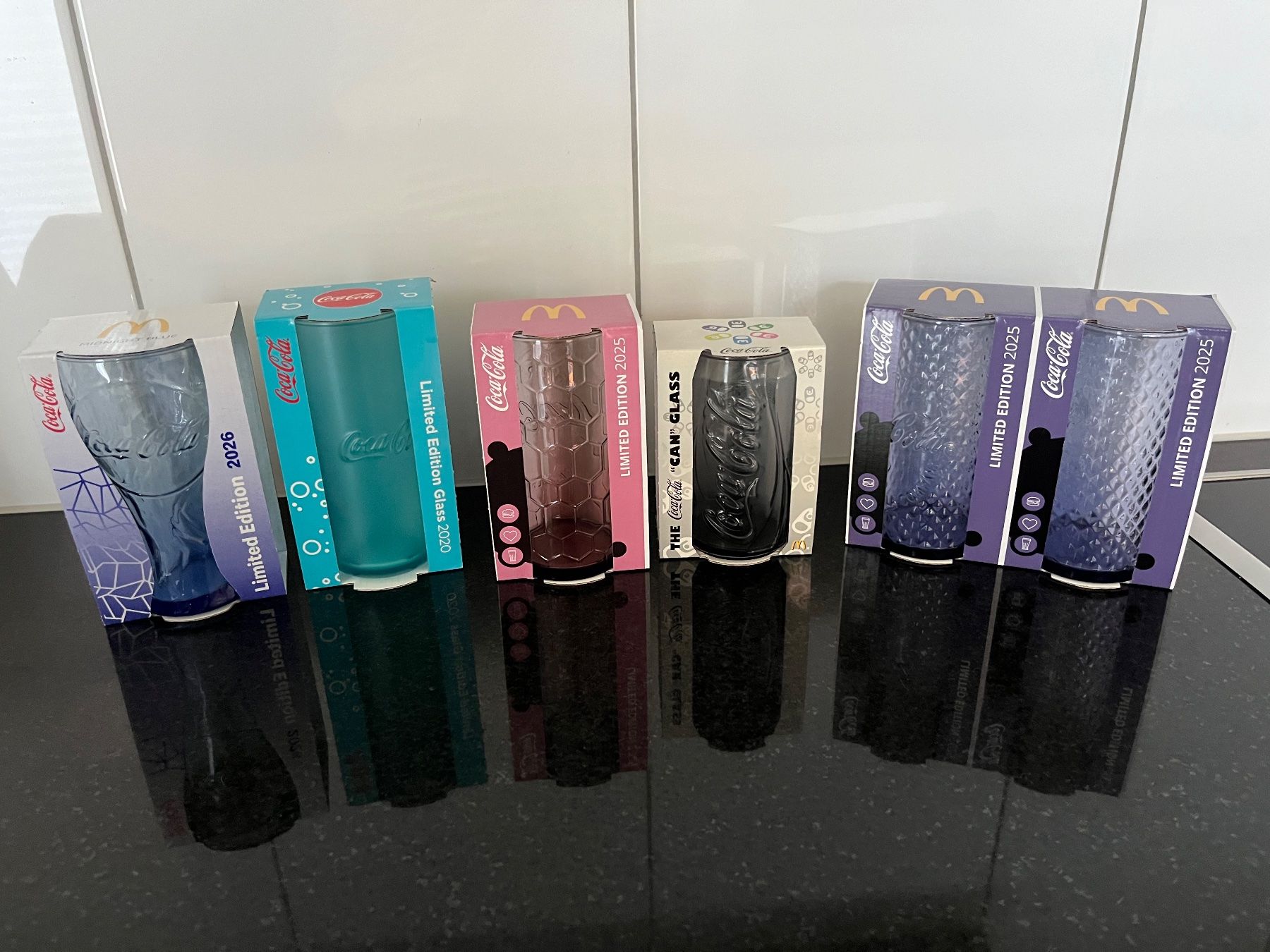 Coca-Cola Gläser: 6 Coca Cola Gläser – Neu und originalverpackt aus Metzerlen von DG71
