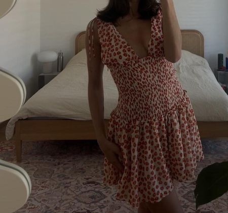 Zara Kleid kurz geblümt Gr S boho festival H&M 