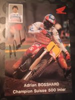 Adrian Bossard - handsigniert - alte A5 Karte