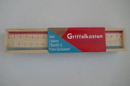OVP: 2 Griffelkasten - Schreibset in Holzkiste