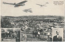 Aeroplan - Fliegen. Zürich - Dübendorf