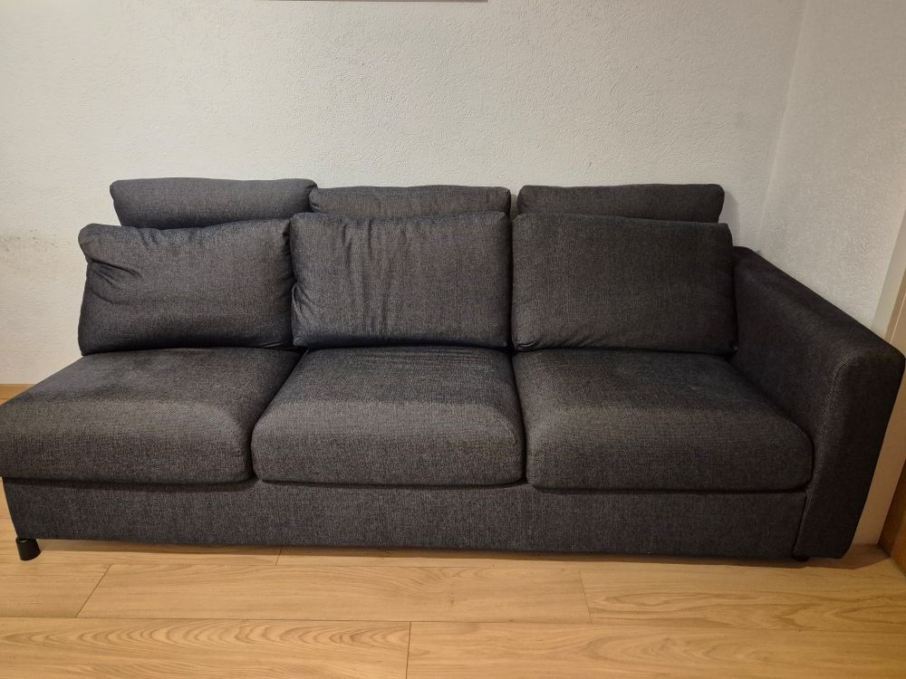Ikea Sofas: 3er Sofa mit Hocker – Gebraucht aus Villmergen von Fischka 1