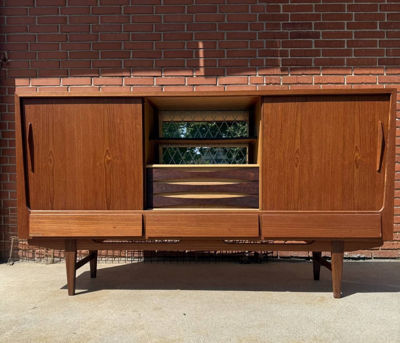 Cassettiere: Mid-Century Teak Sideboard Vintage Kommode #2 – Usato da Oberrieden venduto da Knut8 1