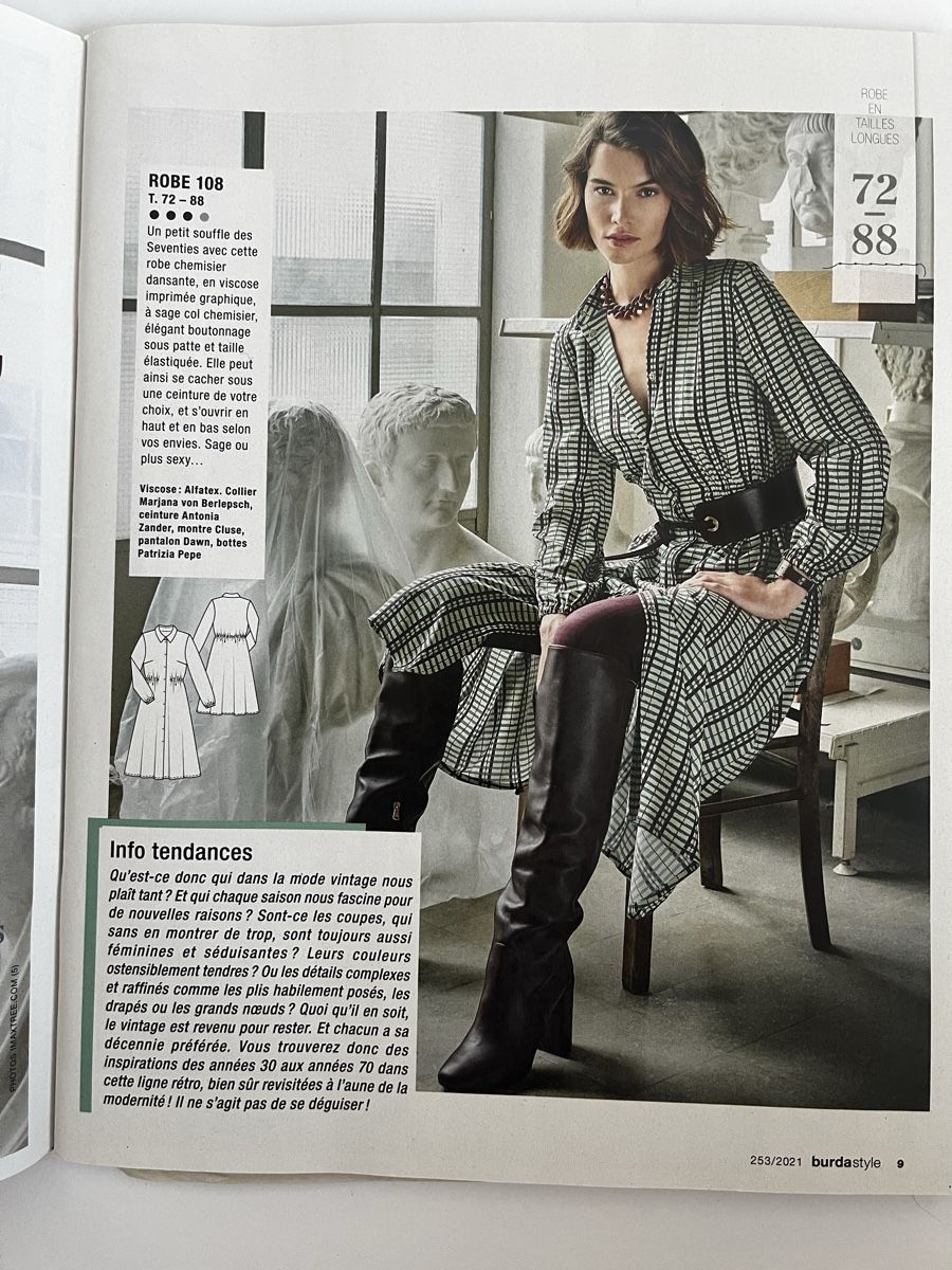 Zeitschriften & Magazine: Burda Style Janvier 2021 Magazine – Gebraucht aus Champlan von Cjayretro 2