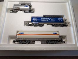 Märklin 4787 H0 Kesselwagen Set ETRA AG gebraucht 3-tlg